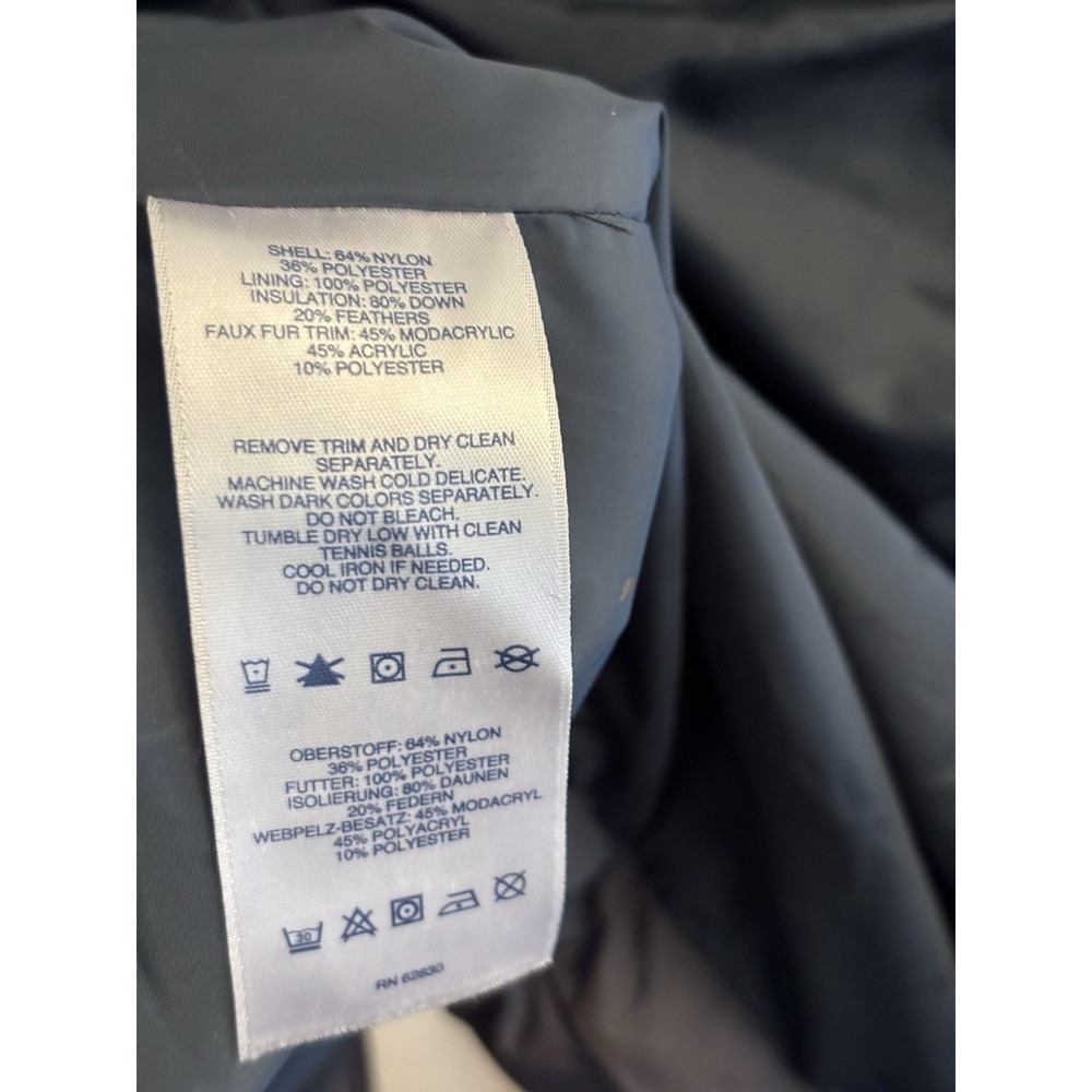 Lands' End Women's Hooded Gray Shimmer‎ Parka Coat Size 2X (20W-22W) $259 - Picture 7 of 10